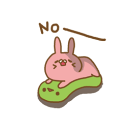 Sticker of the loose rabbit sticker #7393156