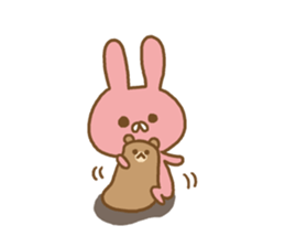 Sticker of the loose rabbit sticker #7393158