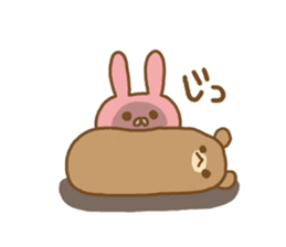 Sticker of the loose rabbit sticker #7393162