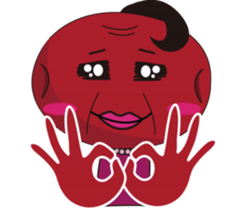 Black date dad & Red date mom Family sticker #7394973