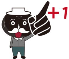 Black date dad & Red date mom Family sticker #7395005