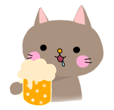 seasons cat sticker #7395277