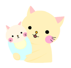 seasons cat sticker #7395280