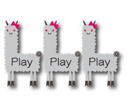 Next Door of Alpaca(Grass Mud Horse) sticker #7395458