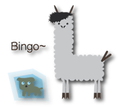 Next Door of Alpaca(Grass Mud Horse) sticker #7395466
