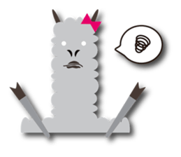Next Door of Alpaca(Grass Mud Horse) sticker #7395481