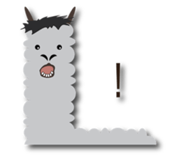Next Door of Alpaca(Grass Mud Horse) sticker #7395489