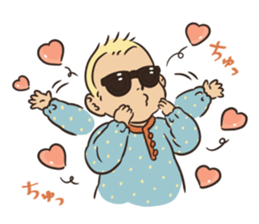 Sunglasses Baby 2 -emotions- sticker #7395853