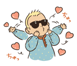 Sunglasses Baby 2 -emotions- sticker #7395853