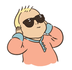 Sunglasses Baby 2 -emotions- sticker #7395877