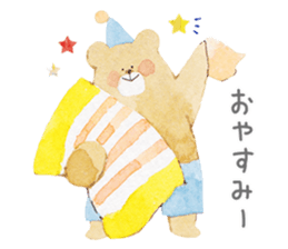 chubby bear sticker #7396016