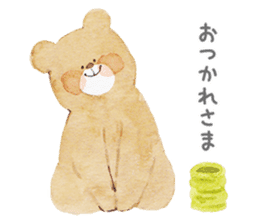 chubby bear sticker #7396018