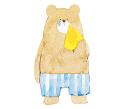 chubby bear sticker #7396020