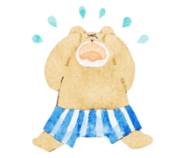 chubby bear sticker #7396022