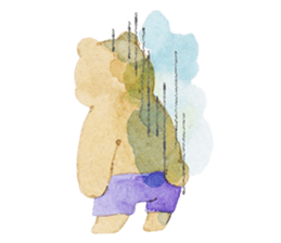 chubby bear sticker #7396023