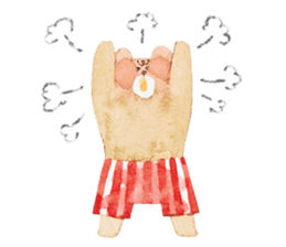 chubby bear sticker #7396026