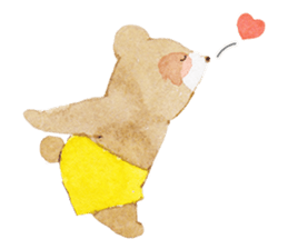 chubby bear sticker #7396032