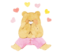 chubby bear sticker #7396033