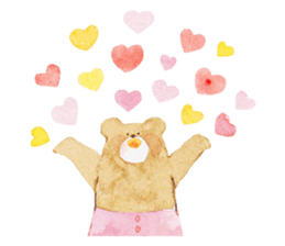 chubby bear sticker #7396034