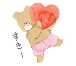 chubby bear sticker #7396035