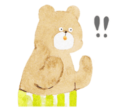 chubby bear sticker #7396041