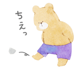 chubby bear sticker #7396043