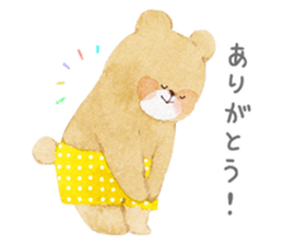 chubby bear sticker #7396044