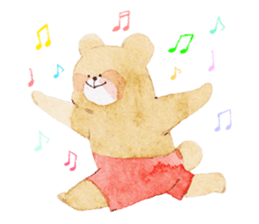 chubby bear sticker #7396045