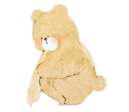 chubby bear sticker #7396051