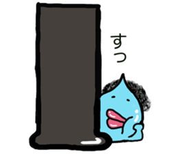 droplet man sticker #7396052