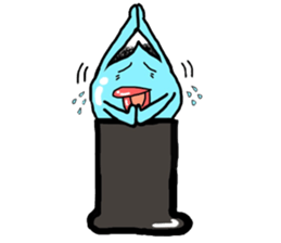 droplet man sticker #7396062