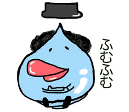 droplet man sticker #7396065
