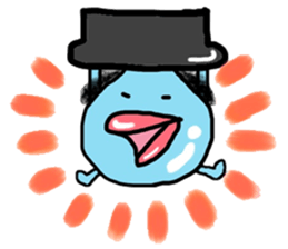 droplet man sticker #7396075