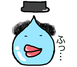 droplet man sticker #7396081