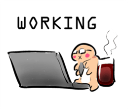 Pink Water Bear sticker #7396588