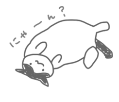 A cute world out of cat sticker #7396773