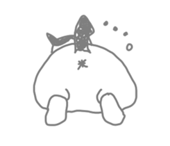 A cute world out of cat sticker #7396776