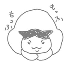 A cute world out of cat sticker #7396779