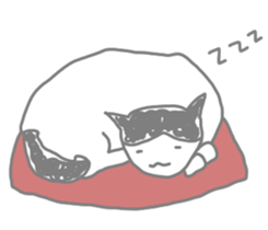 A cute world out of cat sticker #7396786