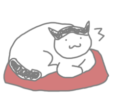 A cute world out of cat sticker #7396787