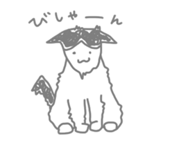 A cute world out of cat sticker #7396797