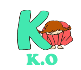 Ami of the Romaji sticker #7397462