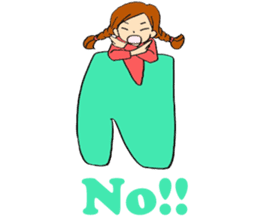 Ami of the Romaji sticker #7397465