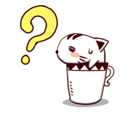 cupcat ecology sticker #7397739