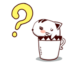 cupcat ecology sticker #7397739
