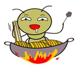 worm 3 sticker #7398052