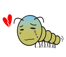 worm 3 sticker #7398059