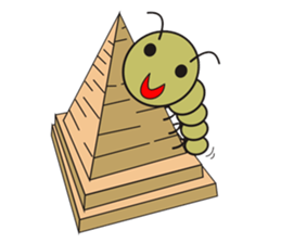 worm 3 sticker #7398063