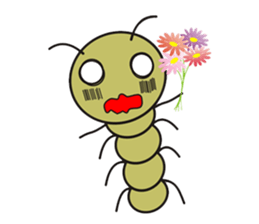 worm 3 sticker #7398064