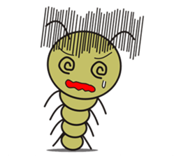 worm 3 sticker #7398070